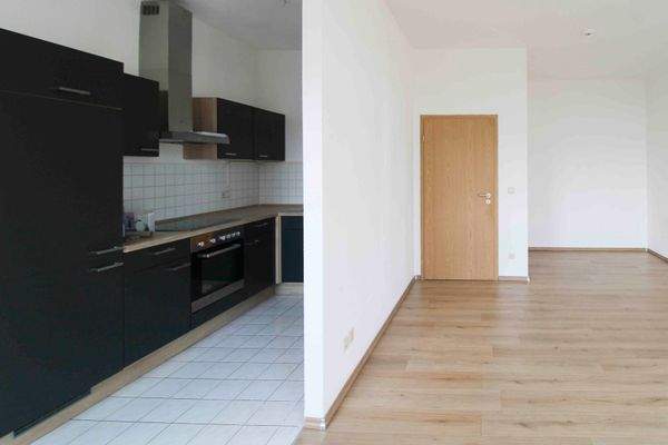 Küchennische und Wohnzimmer