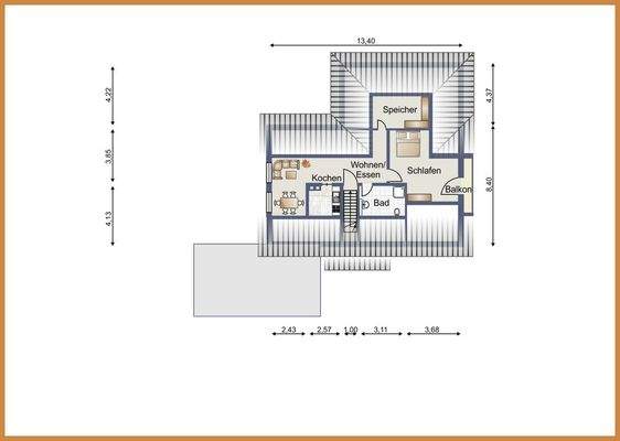 Grundriss Dachgeschoss