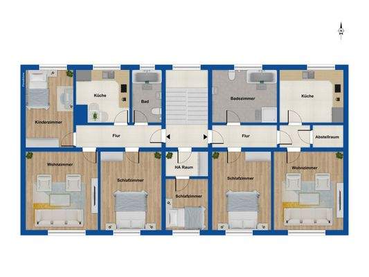 Grundriss Obergeschoss