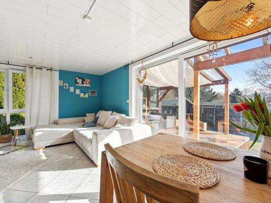 Blick in den Wohnbereich