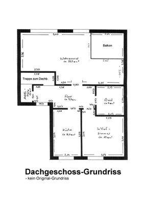 Dachgeschoss-Grundriss