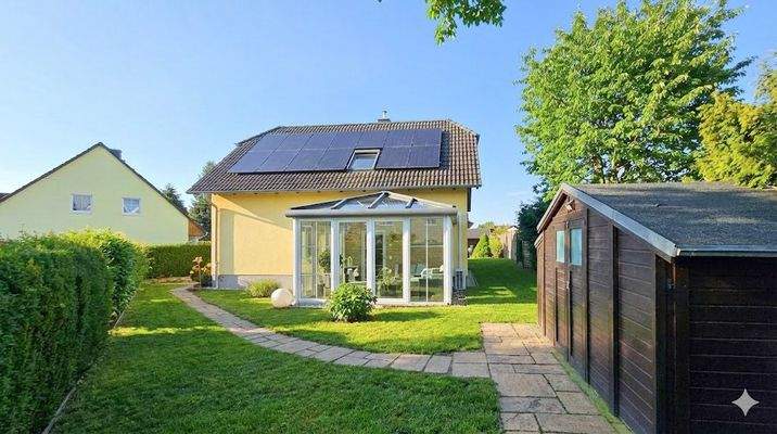 Blick auf den Wintergarten