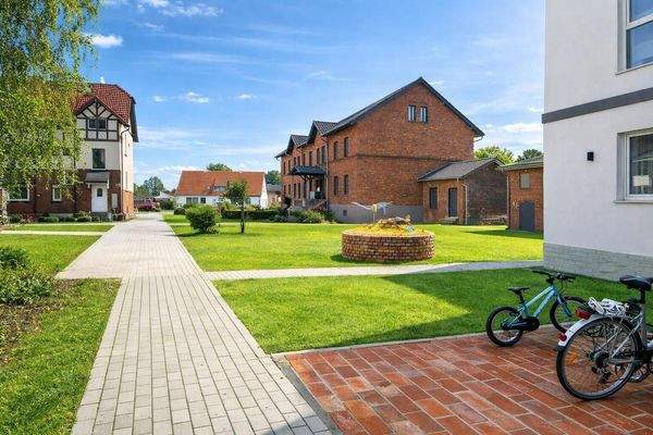 Ansicht in Richtung  Immobiliensiedlung