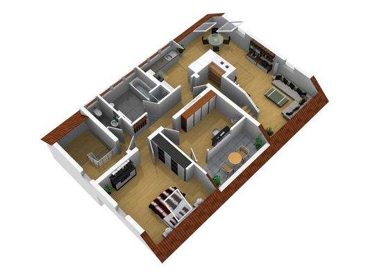 Grundriss untere Ebene