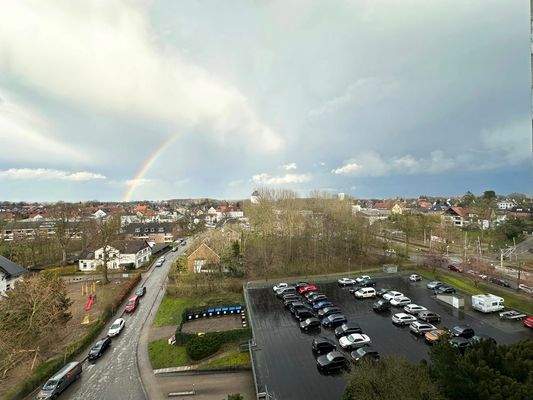 Blick auf das Parkdeck