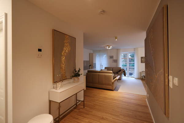 Blick in den Wohnbereich