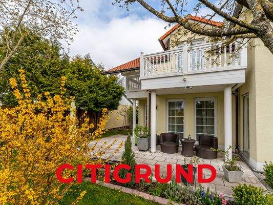 Gartenterrasse l Hausansicht