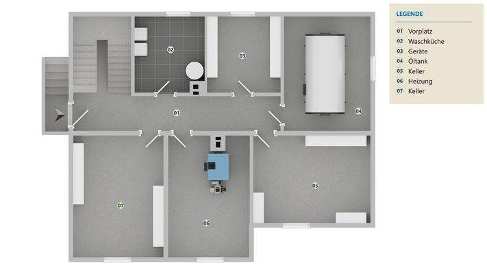 Skizze - Grundriss UG