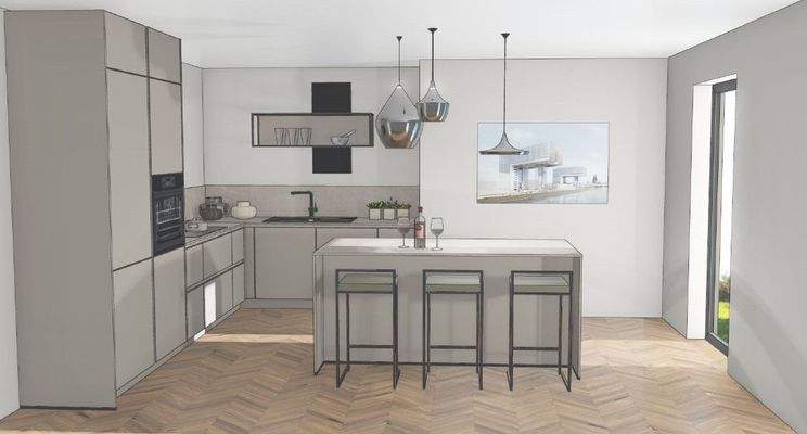 Wohnung 06B - Musterküche