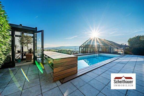 Sonnenterrasse + Infinity-Pool