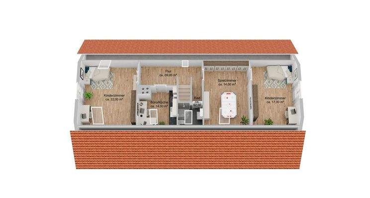 Grundriss Dachgeschoss