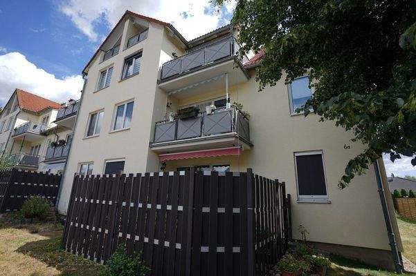 Blick auf den Balkon 