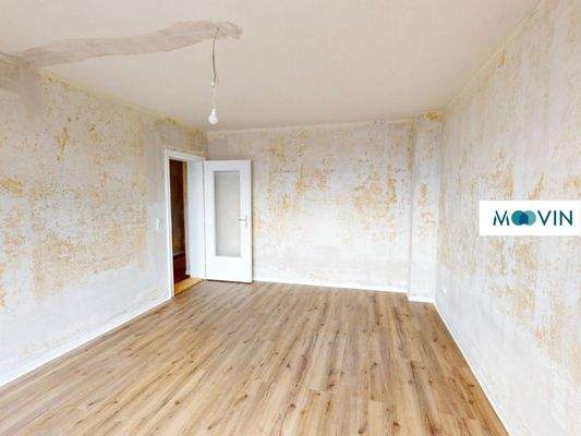 Ansicht II: Wohn- und Esszimmer