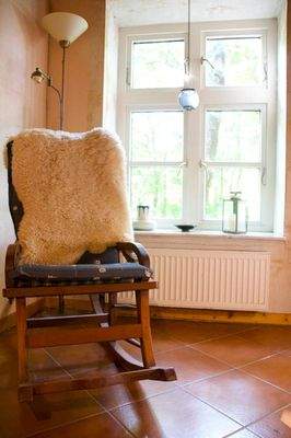 Lesesessel am Fenster