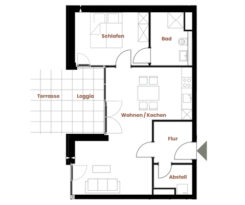 Grundrissskizze WE 4.0.1