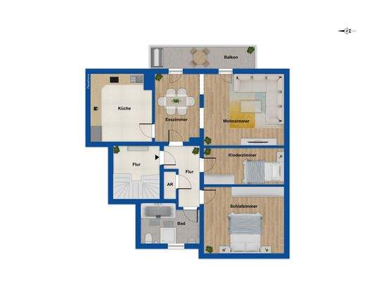 Grundriss Dachgeschoss