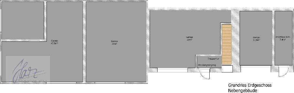 Grundriss Erdgeschoss Nebengebäude