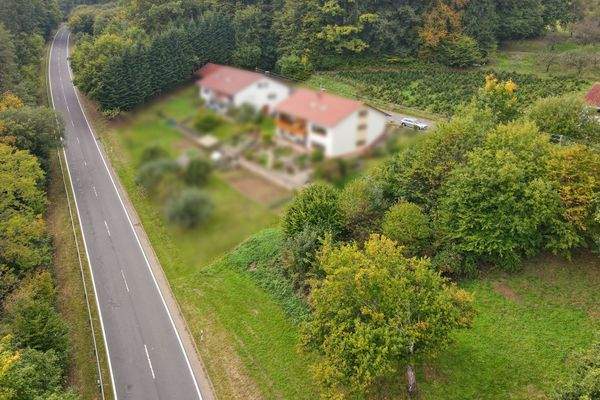 Draufsicht Baugrundstück