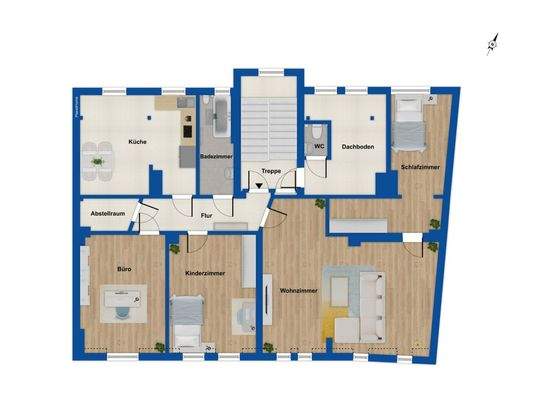 Grundriss Dachgeschoss