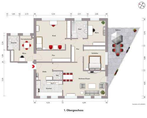 1. Obergeschoss