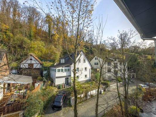 Ausblick Balkon (u. Bach)