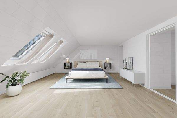 Visualisierung Masterschlafzimmer