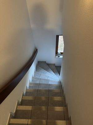 Treppe zur Wohnung