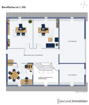 Grundriss Bürofläche (Var. 2)
