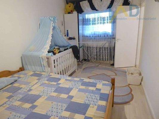 Schlafzimmer in der vorderen W