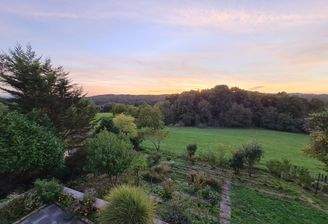 Ausblick Balkon