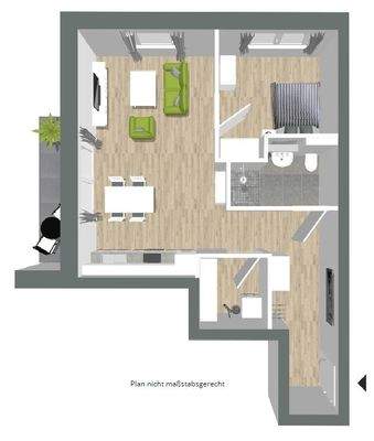 Grundriss Wohnung 4