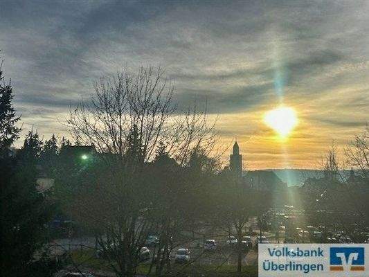 Ausblick Balkon am Abend