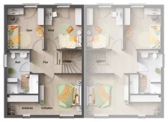 Grundriss Obergeschoss