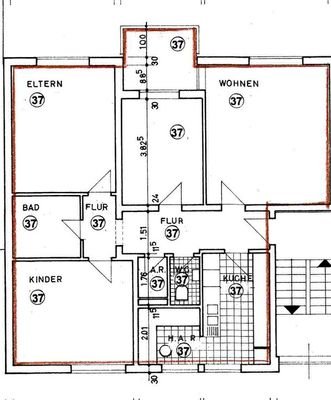 Grundriss WE 037