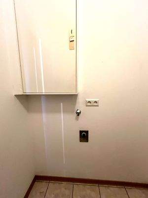 Waschmaschinenanschluß im HWR EG