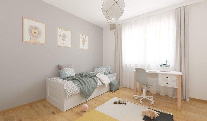 In diesem weiteren Kinderzimmer kann sich Ihr Kind