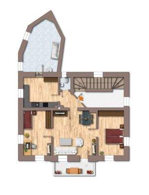 Grundriss Obergeschoß