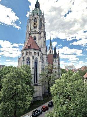 Blick aus dem Wohnzimmerfenster