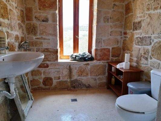 Kreta, Sikia: Drei Häuser auf einem Grundstück mit Meerblick zu verkaufen