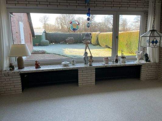 Wohnzimmer Blick in den Garten