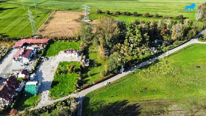 Luftbild mit angrenzenden Grundstücken