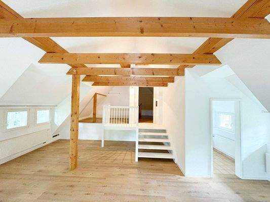 Das ganz besondere Schlafzimmer im Obergeschoss