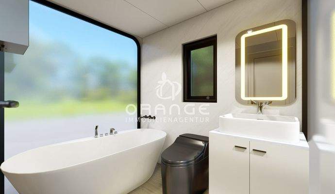 je nach Wunsch: Wannen- oder Dusch-Bad im P33