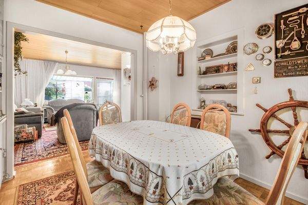 Essbereich im Erdgeschoss