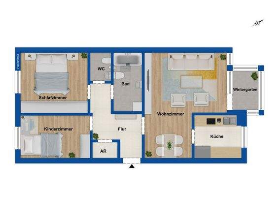 Grundriss 2. Obergeschoss