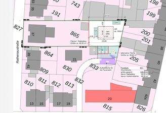 Lageplan des Grundstücks 