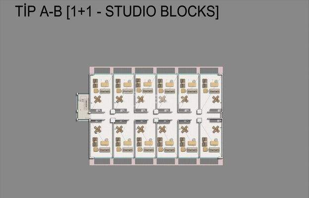 Sea View Apartments in a Prestigious Complex in Gazimağusa