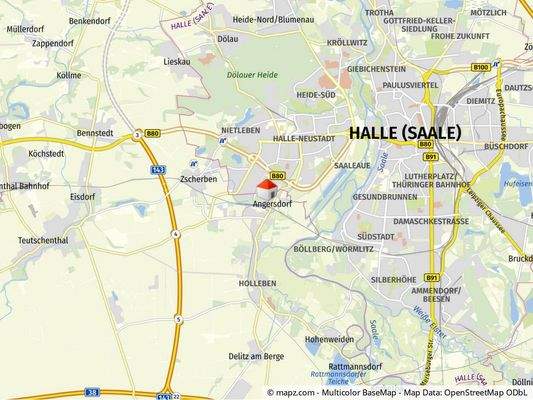 Geolyzer Kartenausschnitt