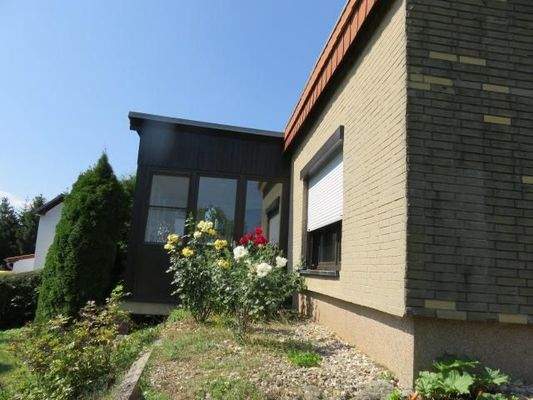 Blick auf den Wintergarten