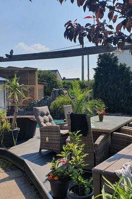 Terrasse am Schwimmteich